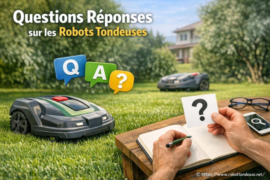 Questions fréquentes sur les robots tondeuses