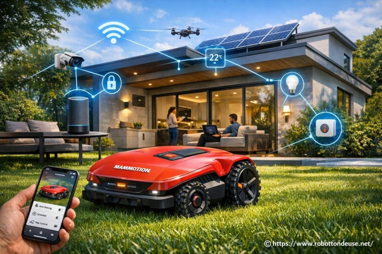 Connectivité et domotique : comment intégrer un robot Mammotion à votre maison connectée ?