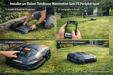 Comment installer pas à pas un robot tondeuse Mammotion sans fil périphérique