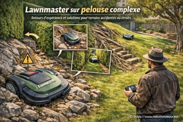 Lawnmaster sur pelouse complexe : retours d’expérience et solutions pour terrains accidentés ou étroits
