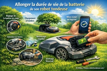 Comment allonger la durée de vie de la batterie de son robot tondeuse ? astuces et préventions