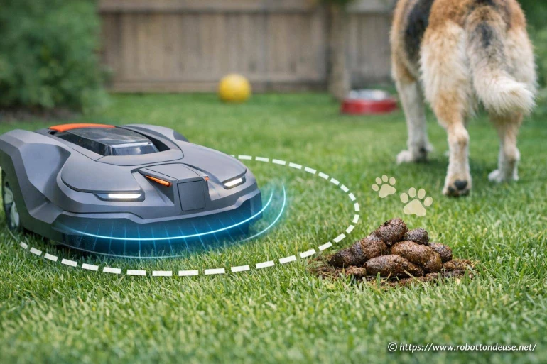 Les robots tondeuses évitent-ils vraiment les crottes de chien ?