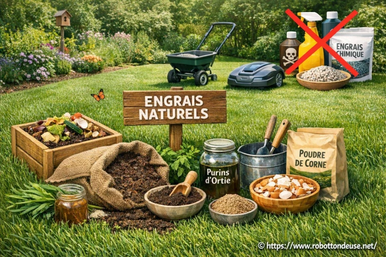 Les engrais naturels pour une pelouse en pleine santé : recettes, conseils et erreurs à éviter
