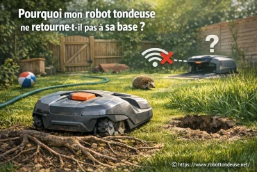 Pourquoi mon robot tondeuse ne retourne-t-il pas à sa base ?
