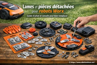 Lames et pièces détachées pour robots Worx : comment bien choisir et remplacer
