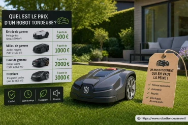 Quel est le prix d'un robot tondeuse ?