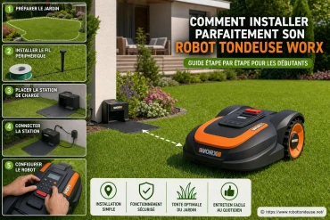 Comment installer parfaitement son robot tondeuse worx : guide étape par étape pour débutants