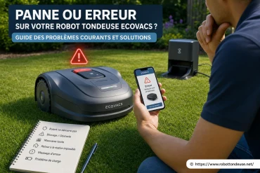 Que faire en cas de panne ou d’erreur sur votre robot tondeuse Ecovacs ?
