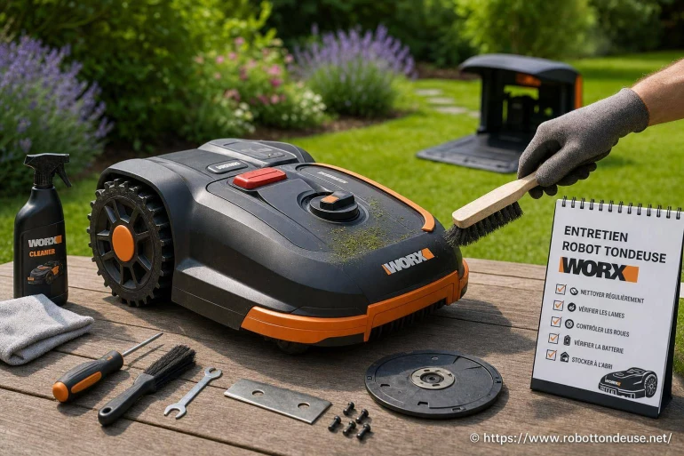 Entretien et maintenance d’un robot tondeuse Worx : comment prolonger sa durée de vie