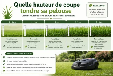 A quelle taille tondre sa pelouse ?