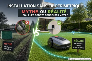 Installation sans fil périmétrique : mythe ou réalité pour les robots tondeuses Mova ?