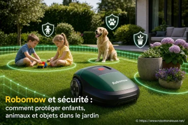 Robomow et sécurité : comment protéger enfants, animaux et objets dans le jardin