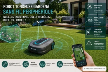 Installer un robot tondeuse Gardena sans fil périphérique : quelles solutions et quels modèles choisir ?