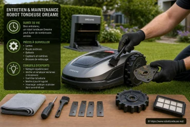 Entretien et maintenance d’un robot tondeuse Dreame : comment prolonger sa durée de vie et quels composants surveiller