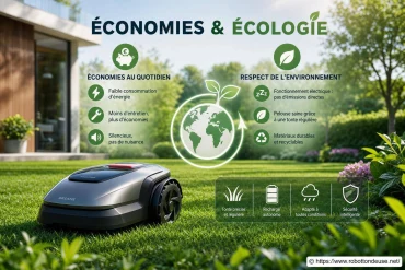 Économies et écologie : quel impact environnemental pour un robot tondeuse Dreame au quotidien ?