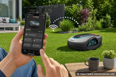 Robot tondeuse Gardena connecté : comment paramétrer l’application Smart ?