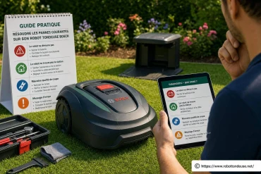 Résoudre les pannes courantes sur son robot tondeuse Bosch : guide pratique