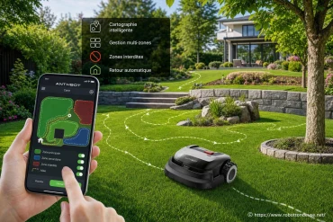 Pelouses complexes : comment programmer un robot tondeuse ANTHBOT pour gérer les zones difficiles ?