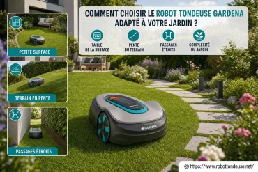 Comment choisir le robot tondeuse Gardena adapté à votre jardin ?