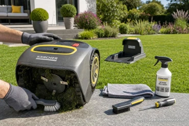 Robot tondeuse Kärcher : astuces d’entretien pour rester performant