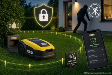 Robot tondeuse Kärcher : comment le protéger contre le vol et le vandalisme ?