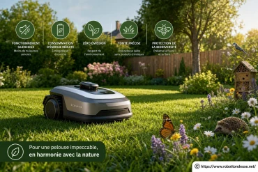 Les bénéfices écologiques des robots tondeuses Ecovacs pour une pelouse saine et respectueuse de la biodiversité