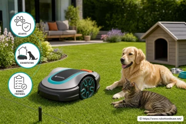 Robot tondeuse Gardena et animaux domestiques : sécurité et bonnes pratiques