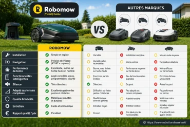 Robomow vs autres marques : avantages, limites et différences de fonctionnalités