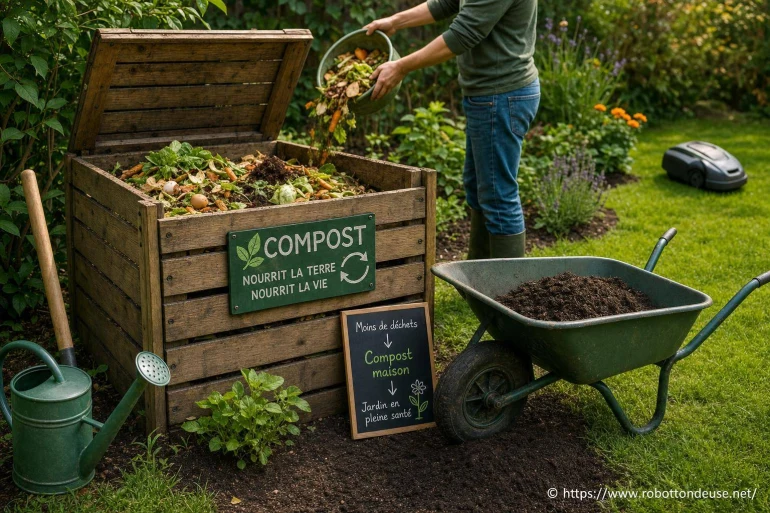 Créer un compost maison pour nourrir son jardin et sa pelouse