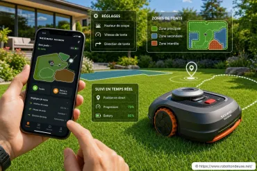 Comment optimiser la tonte avec l’application mobile Segway Navimow : réglages, zones de tonte et suivi en temps réel ?