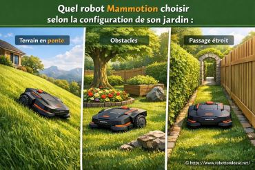 Quel robot Mammotion choisir selon la configuration de son jardin : pentes, obstacles, accès ?