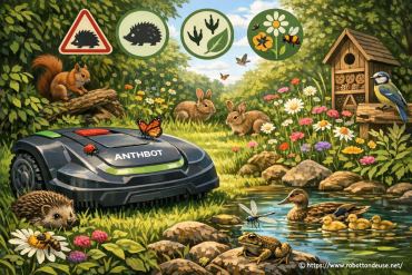 Robot tondeuse ANTHBOT et biodiversité : quel impact sur la faune du jardin ?
