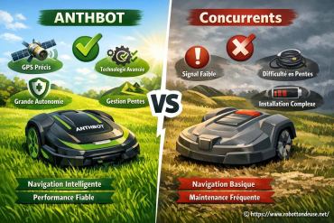 Comparatif détaillé des robots tondeuses ANTHBOT : quels sont leurs points forts et limites ?