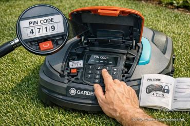 Trouver le code PIN sur un robot tondeuse Gardena : comment faire ?