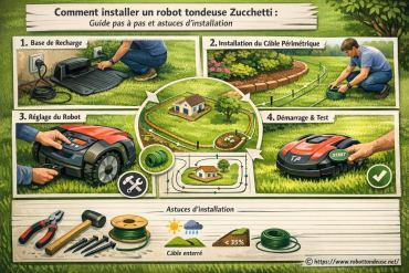 Comment installer un robot tondeuse Zucchetti : guide pas à pas et astuces