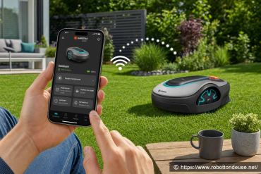 Robot tondeuse Gardena connecté : comment paramétrer l’application Smart ?