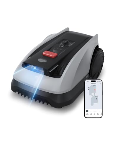 ECOVACS Goat O600 RTK Robot Tondeuse sans Fil, 600 M², Navig