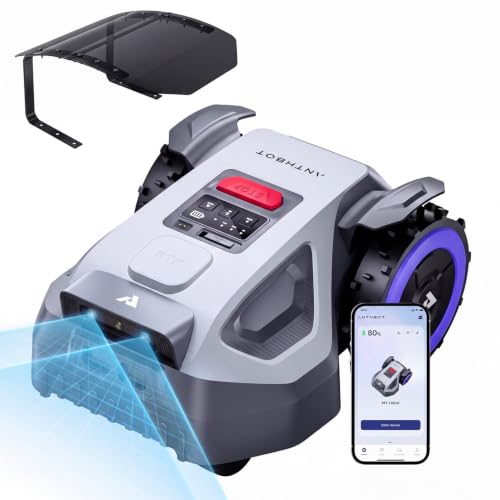 ANTHBOT M9 Robot Tondeuse sans Fil Périphérique, Abri de Plu