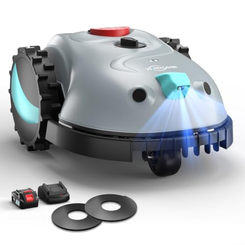 (2026 Upgrade) YARDCARE V100 Robot Tondeuse sans Fil Périphé