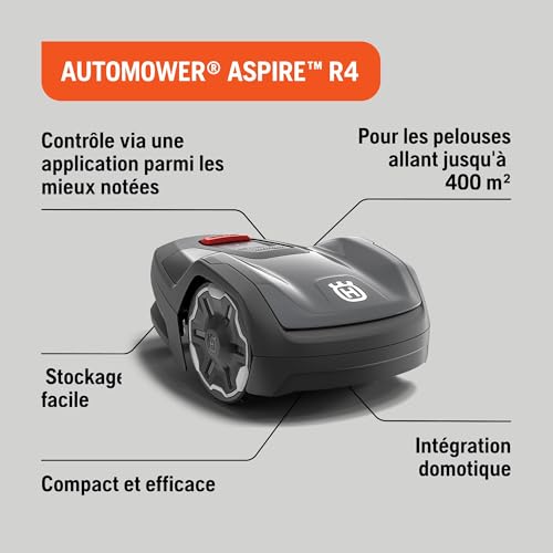Husqvarna Robot Tondeuse Automower Aspire R4 pour 400 m² I B