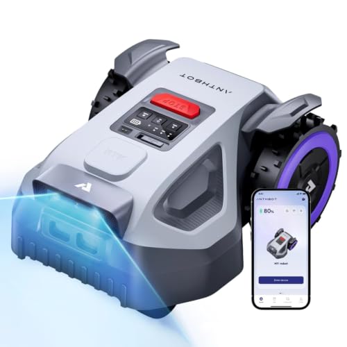ANTHBOT M9 Tondeuse Robot sans Fil, 1200 m2, 4G NetRTK + 2-C