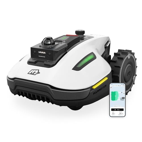MAMMOTION YUKA Mini 2 800 LiDAR Tondeuse Robot, Jusqu'à 800 