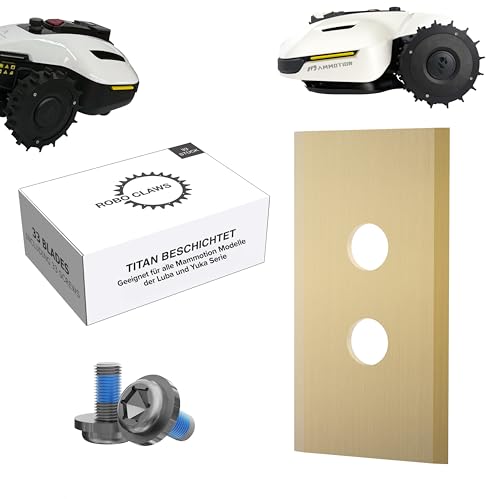 ROBO CLAWS Lot de 18 lames de rechange en titane pour tondeu