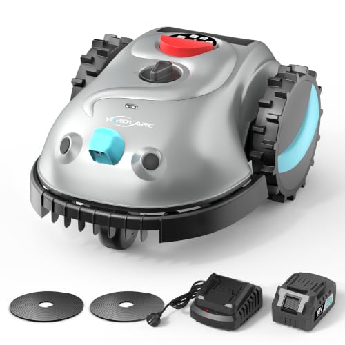 YARDCARE V100 Robot Tondeuse sans Fil Périphérique, jusquà 1