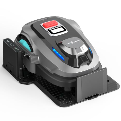 YARDCARE N1600PRO Robot Tondeuse sans câble périphérique, ju