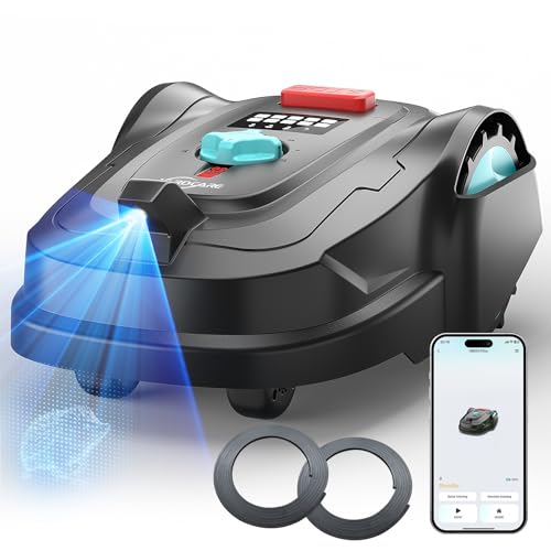 YARDCARE M800Plus Robot Tondeuse sans Fil Périphérique, GPS,