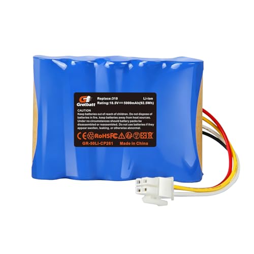 Batterie de Remplacement 18.5V 5000mAh pour Tondeuse Robot H