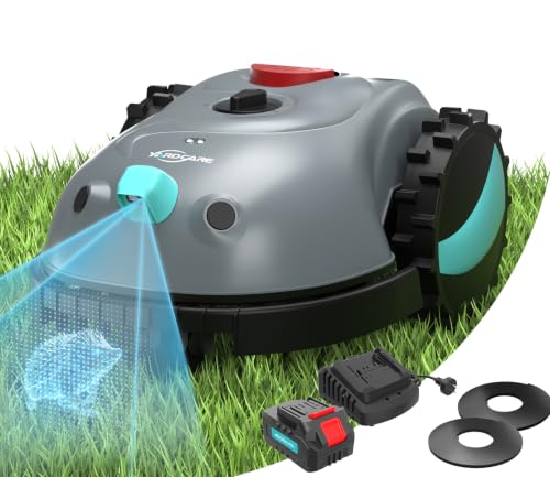 YARDCARE V100 Robot Tondeuse sans Fil Périphérique avec Navi