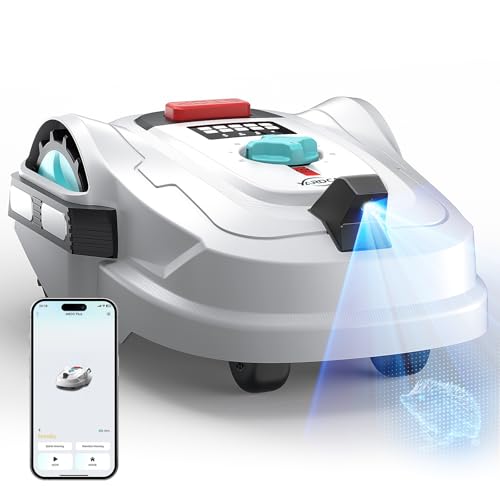 YARDCARE M800Plus Tondeuses Robot ， GPS à Point Unique