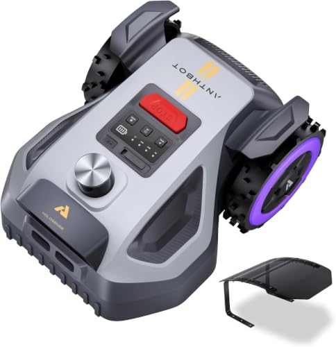 ANTHBOT M5 Pro 360° LiDAR Tondeuse Robot - 500㎡,NetRTK + 4